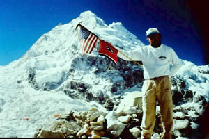 On top of Mt. Everest