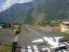a plane taking off from Lukla