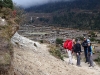 arriving into Pangboche after 6-8 hours on the trail a job well done