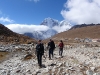 setting out from Lobuche