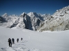 approaching the headwall about 6000m