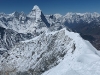 final summit ridge with Ama Dablam in the background
