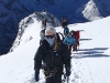 glacier traverse just above crampon point