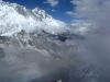 a rainbow halo around Robs shaddow cast upon the cloud and obscuring the view of Lhotse an astonishing sight
