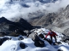 nearing the summit of Pokalde